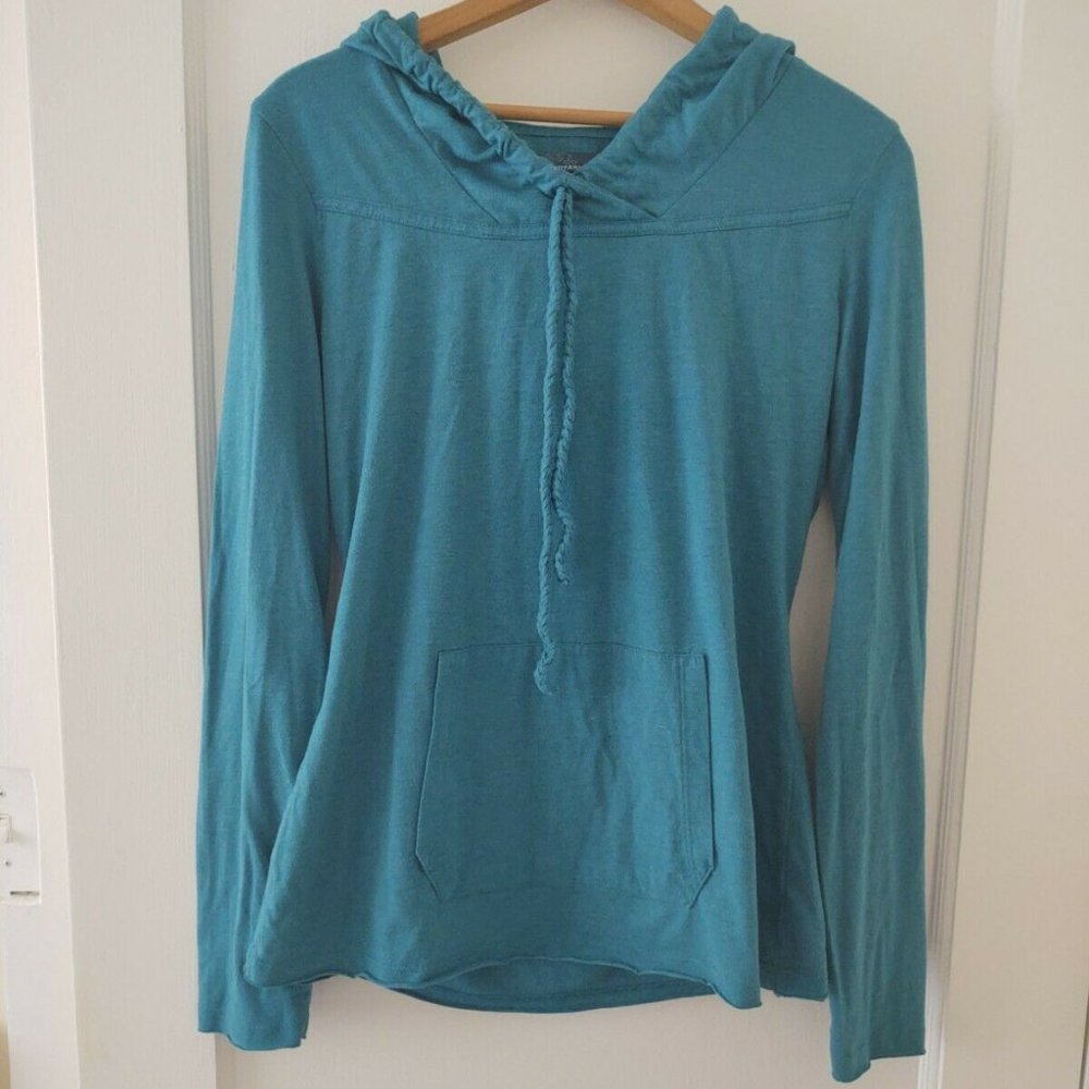 Prana Hoody Womens Large Turquoise